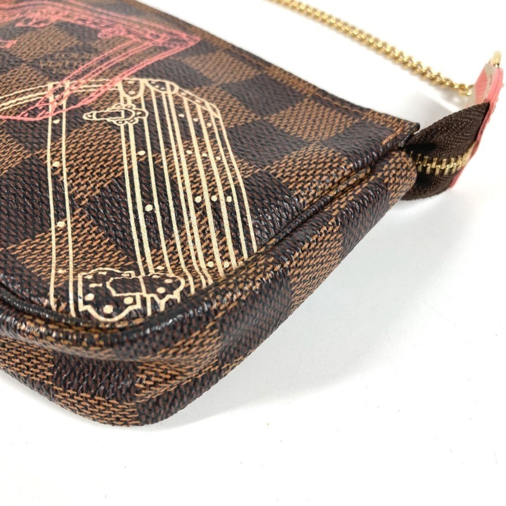 LOUIS VUITTON Brown Damier Canvas Pochette Pouch - Picture 4 of 9